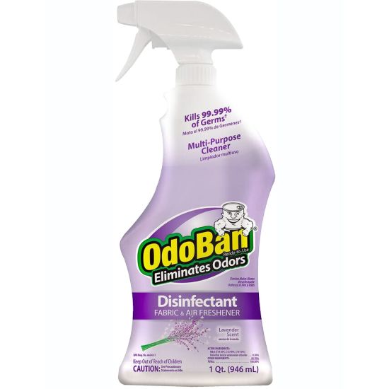 Picture of OdoBan Odor Eliminator Disinfectant Spray, Lavender Scent, 32 Oz Bottle