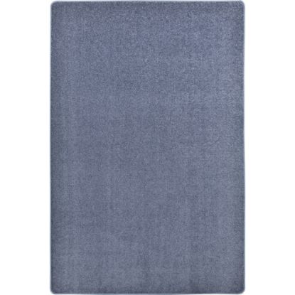 Picture of Joy Carpets Kid Essentials Solid Color Rectangle Area Rug, Endurance, 12ft x 7"6in, Glacier Blue