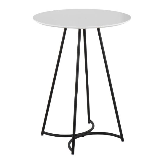 Picture of LumiSource Cece Canary Contemporary Glam Counter Table, 36inH x 27inW x 27inD, Black/White