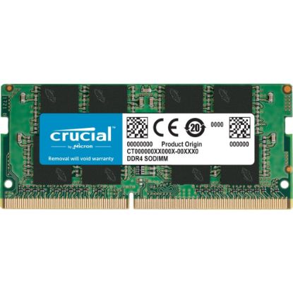 Picture of Crucial 4GB DDR4 SDRAM Memory Module - 4 GB - DDR4-2400/PC4-19200 DDR4 SDRAM - 2400 MHz - CL17 - 1.20 V - Non-ECC - Unbuffered - 260-pin - SoDIMM