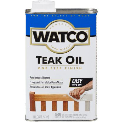 Picture of Watco Teak Oil, 32 Oz, Case Of 4 Bottles