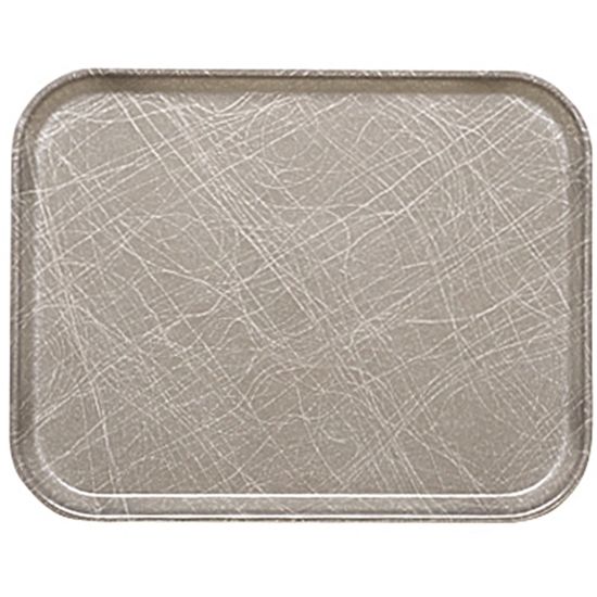 Picture of Cambro Camtray Rectangular Serving Trays, 14in x 18in, Gray Abstract, Pack Of 12 Trays