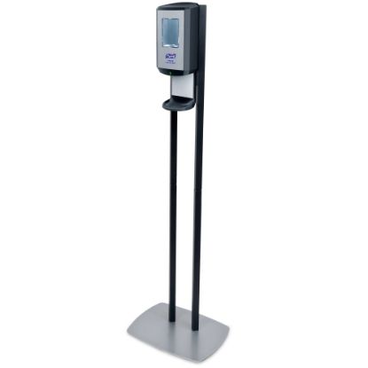 Picture of Purell CS6 Touch-Free Dispenser Floor Stand, For Hand Sanitizer, Graphite, 7416-DS