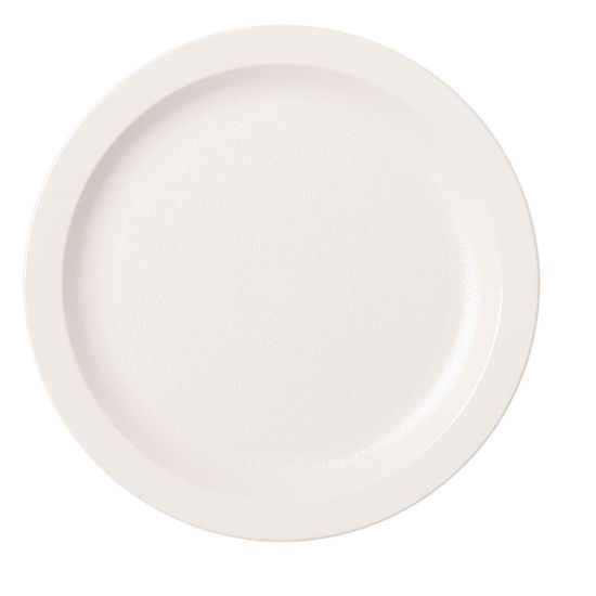 Picture of Cambro Camwear Round Dinnerware Plates, 9in, White, Set Of 48 Plates