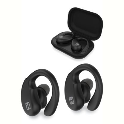 Picture of iHome XT-33 True Wireless Bluetooth In-Ear Earbuds, Black