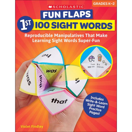 Picture of Scholastic Fun Flaps: 1st 100 Sight Words, Grades K - 2