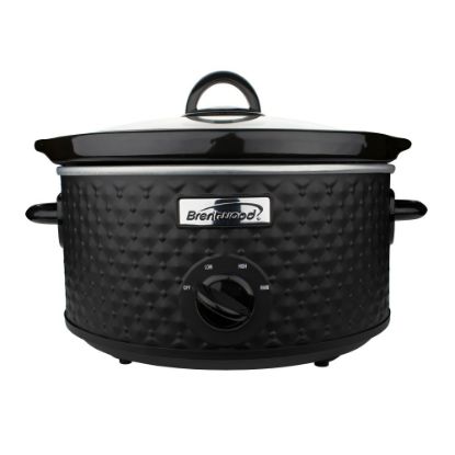 Picture of Brentwood 3.5-Quart Diamond Pattern Slow Cooker, Black