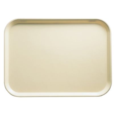 Picture of Cambro Camtray Rectangular Serving Trays, 14in x 18in, Cameo Yellow, Pack Of 12 Trays