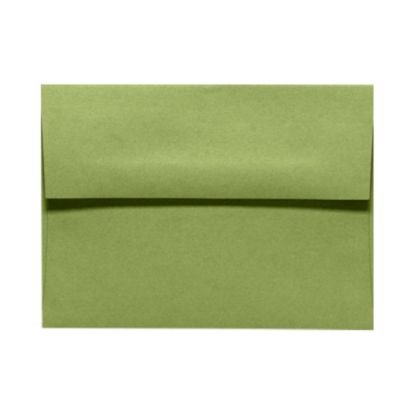 Picture of LUX Invitation Envelopes, A7, Peel & Stick Closure, Avocado Green, Pack Of 500