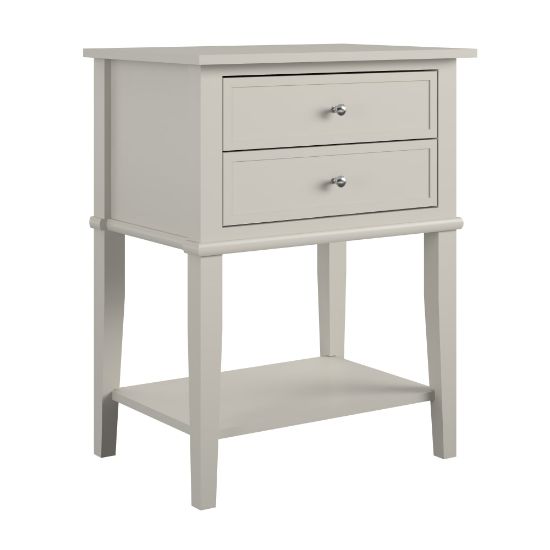 Picture of Ameriwood Home Franklin Accent Table, 28inH x 22inW x 15-1/2inD, Taupe