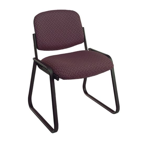 Picture of Office Star Deluxe Work Smart Fabric Guest Chair, Cabernet/Black