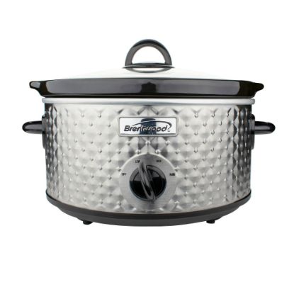 Picture of Brentwood 3.5-Quart Slow Cooker, Silver