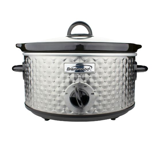 Picture of Brentwood 3.5-Quart Slow Cooker, Silver