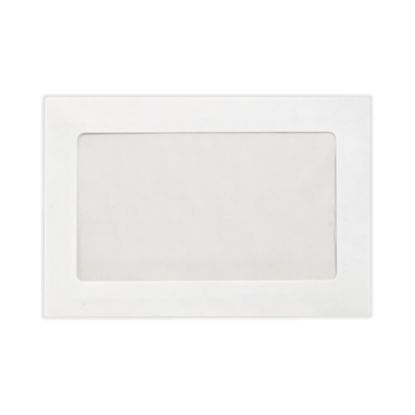 Picture of LUX #6 1/2 Full-Face Window Envelopes, Middle Window, Gummed Seal, Bright White, Pack Of 50