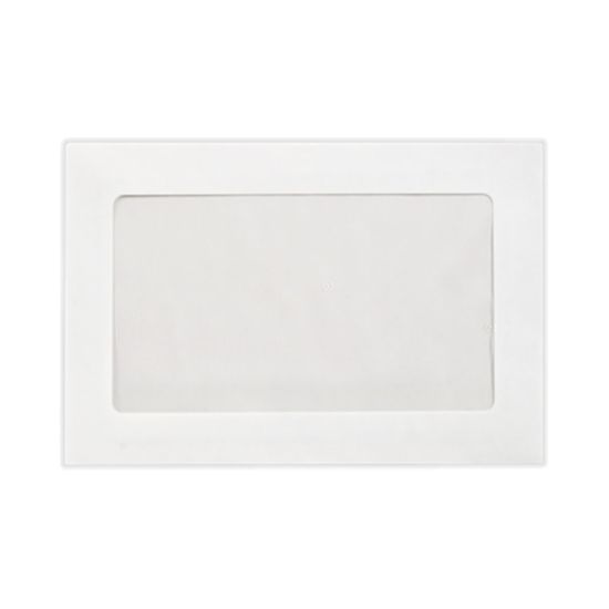 Picture of LUX #6 1/2 Full-Face Window Envelopes, Middle Window, Gummed Seal, Bright White, Pack Of 50