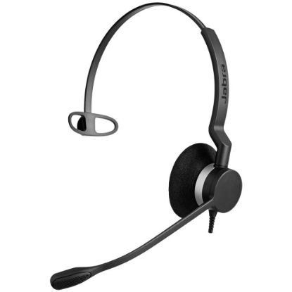 Picture of Jabra BIZ 2300 QD Headset - Mono - Quick Disconnect - Wired - Over-the-head - Monaural - Supra-aural - Noise Cancelling Microphone