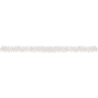 Picture of Amscan Christmas Giant Iridescent Tinsel Garland, 9ft, White