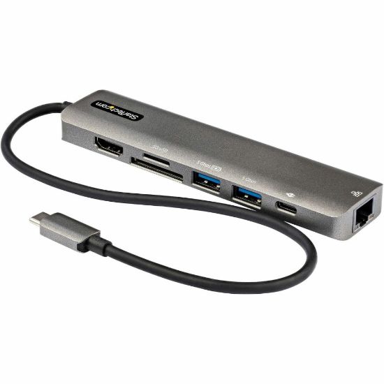 Picture of StarTech.com Docking Station - for Notebook/Tablet/Workstation/Monitor - 100 W - USB 3.2 Gen 1 (3.1 Gen 1) Type-A - 1 Displays Supported - 4K - 3840 x 2160, 3440 x 1440 - 2 x USB Type-A Ports - USB Type-A - 1 x USB Type-C Ports - USB Type-C