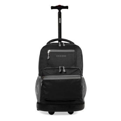 Picture of J World Sunlight Rolling Backpack, Black/Gray