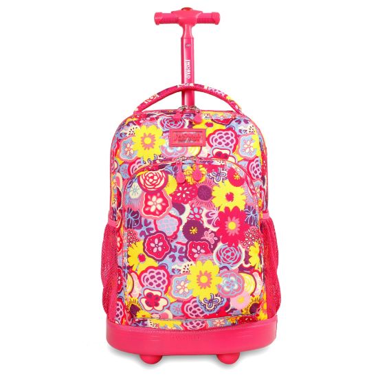 Picture of J World Sunny Rolling Backpack, Poppy Pansy