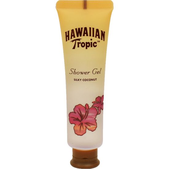 Picture of Hotel Emporium Hawaiian Tropic Shower Gel, 1.35 Oz, Silky Coconut, Case Of 144 Tubes