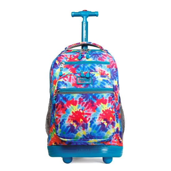 Picture of J World Sundance Rolling Backpack With 15.6in Laptop Pocket, Tie Dye