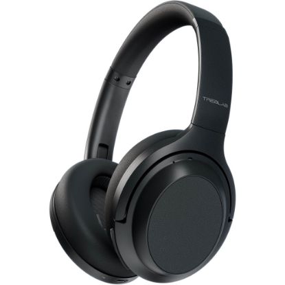 Picture of Treblab Z7 PRO - Hybrid Active Noise Canceling Headphones with Mic - 45H Playtime - Stereo - Mini-phone (3.5mm) - Wired/Wireless - Bluetooth - 32.8 ft - 20 Hz - 20 kHz - Over-the-ear - Binaural - Circumaural - Noise Canceling - Gray