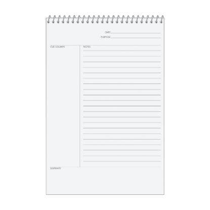 Picture of TOPS Idea Collective Steno Book, 6in x 9in, 80 Sheets, White