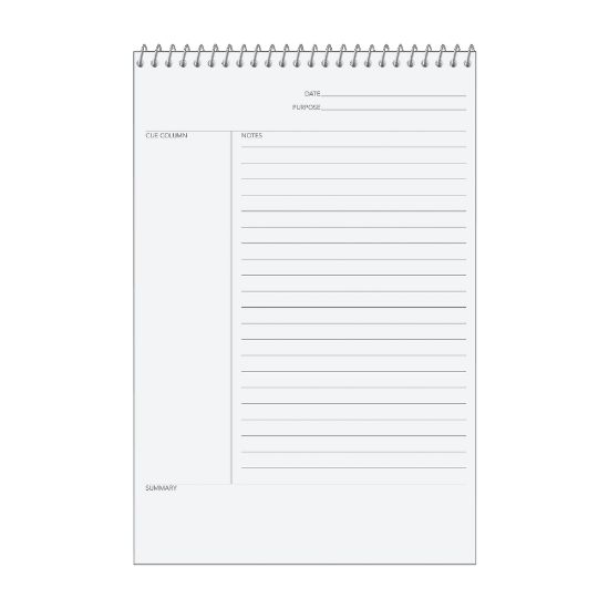 Picture of TOPS Idea Collective Steno Book, 6in x 9in, 80 Sheets, White