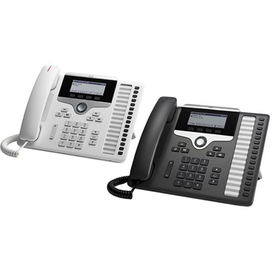 Picture of Cisco 7861 IP Phone - Wall Mountable - VoIP - 3.5in - Enhanced User Connect License - 2 x Network (RJ-45) - PoE Ports