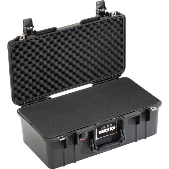 Picture of Pelican 1506WF Air Case, 20-1/8inH x 12-1/16inW x 8-9/16inD, Black