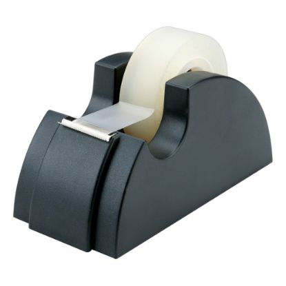 Picture of SKILCRAFT 75% Recycled Tape Dispenser, 1in Core, Black (AbilityOne 7520-00-240-2411)