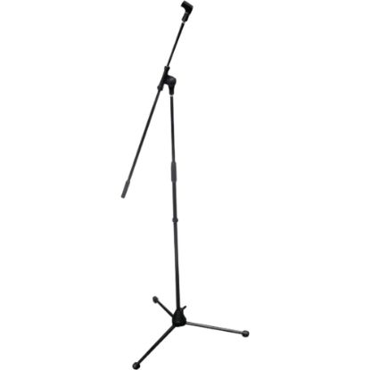 Picture of Pyle PMKS3 Tripod Microphone Stand with Extending Boom - 38in Height x 3.5in Width - Black