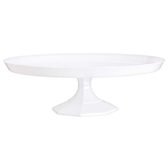 Picture of Amscan Dessert Stands, 11-1/2in x 4in, Frosty White, Pack Of 3 Stands