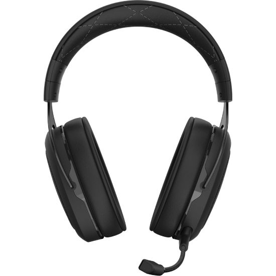 Picture of Corsair HS70 PRO Wireless Gaming Headset - Carbon - Stereo - Wireless - 40 ft - 32 Ohm - 20 Hz - 20 kHz - Over-the-head - Binaural - Circumaural - Uni-directional, Noise Cancelling Microphone - Carbon