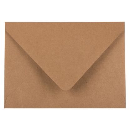 Picture of JAM Paper Envelopes, A6, Peel & Seal, Brown, Pack Of 50 Envelopes