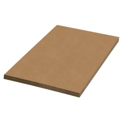 Picture of Partners Brand Material Kraft Corrugated Sheets, 24in x 30in, Pack Of 20