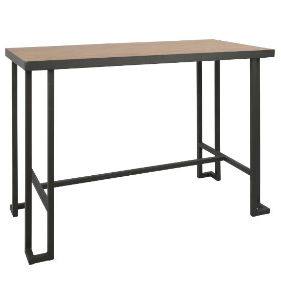 Picture of Lumisource Roman Industrial Counter Table, Rectangular, Natural/Gray