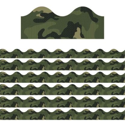 Picture of Eureka School Extra-Wide Deco Trim, Classic Camo, 37' Per Pack, Set Of 6 Packs