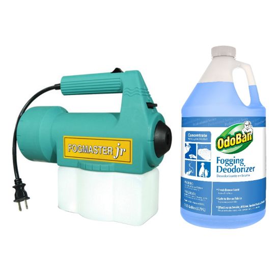 Picture of OdoBan Fogmaster Jr. Electric Handheld Fogger & Fogging Deodorizer, Fresh Scent, 128 Oz