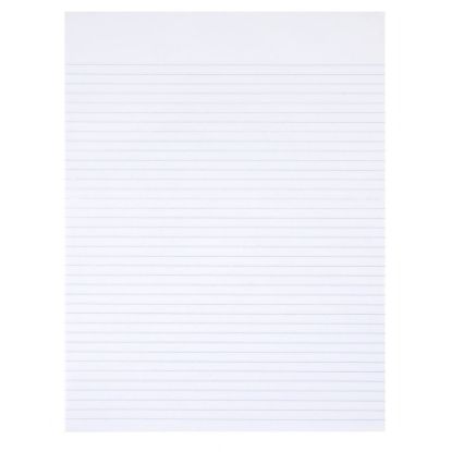 Picture of SKILCRAFT 30% Recycled Writing Pads, 8 1/2in x 11in, White, Narrow Ruled, Pack Of 12 (AbilityOne 7530-01-516-7581)