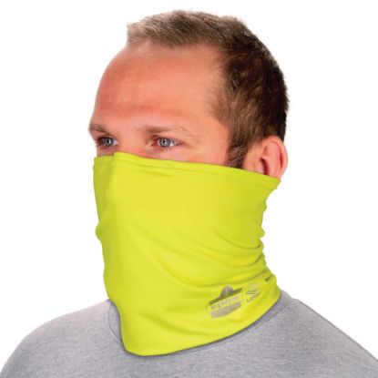 Picture of Ergodyne Chill-Its 6489 2-Layer Cooling Multi-Band Headband, 2X/3X, Hi-Vis Lime