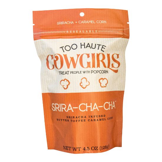 Picture of Too Haute Cowgirls Srira-Cha-Cha Popcorn, 4.5 Oz, Case of 12 Bags