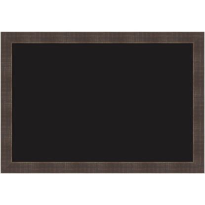 Picture of Amanti Art Liquid Chalk Marker Board, 18in x 26in, Black, Whiskey Brown Rustic Wood Frame