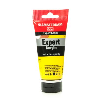 Picture of Amsterdam Expert Acrylic Paint Tubes, 75 mL, Cadmium Yellow Medium, Pack Of 2