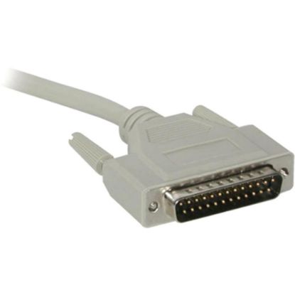 Picture of C2G - Serial / parallel extension cable - DB-25 (M) to DB-25 (F) - 3 ft - molded, thumbscrews - beige