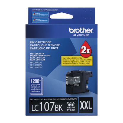 Picture of Brother LC107 Black High-Yield Ink Cartridge, LC107BK