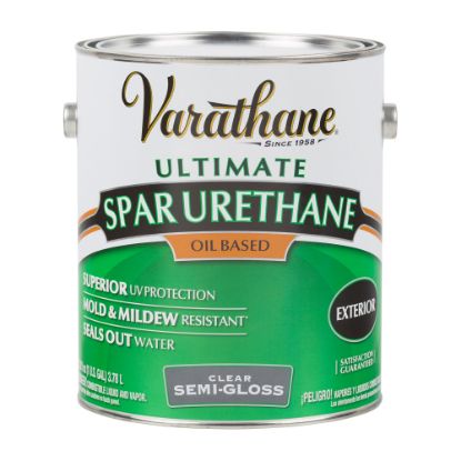 Picture of Varathane Ultimate Oil-Based Spar Urethane, 1 Gallon, Semi-Gloss, Pack Of 2 Cans