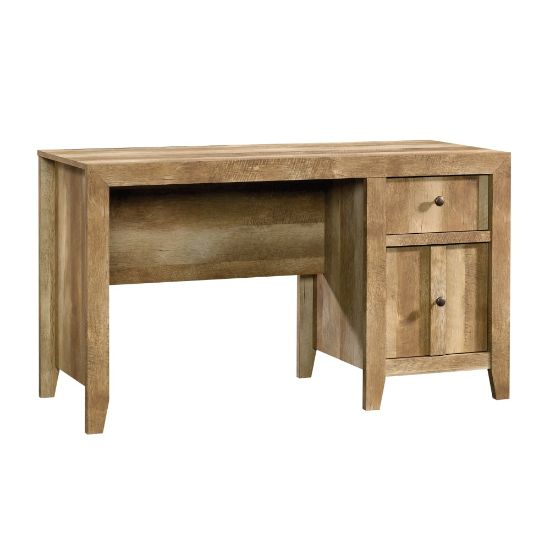 Picture of Sauder Dakota Pass 54inW Computer Desk, Craftsman Oak