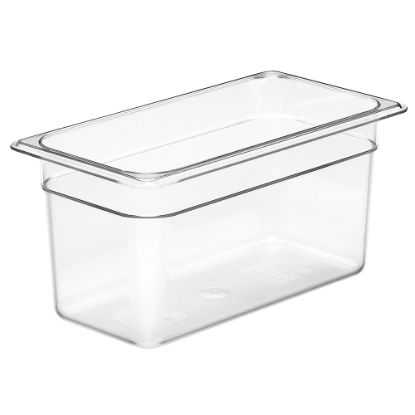 Picture of Cambro Camwear GN 1/3 Size 6in Food Pans, 6inH x 7inW 12-3/4inD, Clear, Set Of 6 Pans